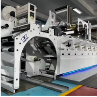 Machine d'impression flexographique automatique à bande étroite pour étiquettes, système d'impression industriel haute vitesse pour étiquettes et emballages