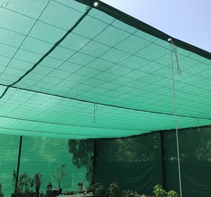 Malla de sombreo verde de 5 mm x 5 mm, 150 g/m², película bloqueadora solar para protección de plantas de jardín, cubierta exterior - Product Image 3
