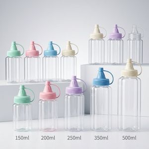 Botella Flexible Plana de HDPE Transparente con Tapa de Rosca Personalizable para Salsas, Miel y Condimentos - Fabricación OEM/ODM en Vietnam - Product Image 4
