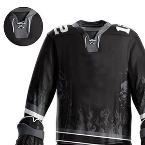 Uniforme de hockey sur glace personnalisé de haute qualité, broderie personnalisée, nouveau design, prix bas, uniforme de hockey sur glace par sublimation - Product Image 6