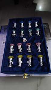 Juego de mesa Ludo plateado, juego tradicional y regalo familiar de lujo para bodas y compromisos para parejas - Product Image 5