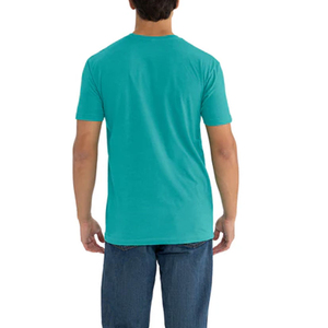 เสื้อยืดผู้ชายทรงสลิมฟิตผ้าฝ้ายยืดได้ระบายอากาศได้สัมผัสนุ่มแขนสั้นทันสมัยสวมใส่สบายทุกวัน - Product Image 2