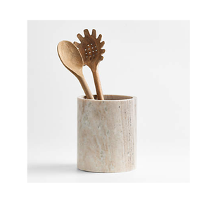 Natural Marble Cutlery <b>Holder</b> <b>Pot</b> Kitchen Spoon Fork Knife Home Hotel Restaurant Tableware Spoon storage <b>Holder</b> - Product Image 1