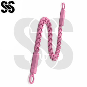 Chaîne de bridage pour chevaux en acier inoxydable 304, robuste, confortable, facile à ajuster, durable, antirouille, contrôle de pression fluide, à dégagement rapide - Product Image 3