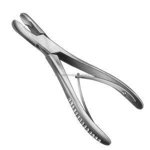 Straight & Curved A-1 VERITAS Luer Bone Rongeur Forcep Stainless Steel High Quality Bone Surgery Instrument | needle holder - Product Image 5