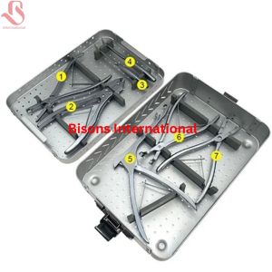 Kit de Instrumentos Quirúrgicos de Titanio Reutilizables para Placa de Costillas Ortopédica de Alta Calidad al por Mayor - Product Image 1