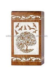 Urnes funéraires en bois pour adultes Urnes funéraires Urnes funéraires Taille personnalisée Fournitures funéraires - Product Image 3