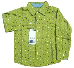 Camisas Casuales de Manga Corta para Hombre, 100% Algodón, Tejido de Punto Estampado, Ecológicas, Transpirables, Antibolitas, para Verano - Product Image 1