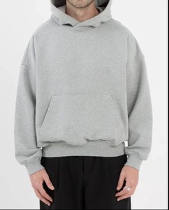Sudadera con Capucha Extra Grande para Hombre, Negra, 100% Algodón, Felpa Francesa, con Bolsillo, Informal, para Invierno, Impresión Digital, Transpirable - Product Image 3