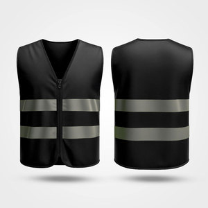 Gilets de sécurité réfléchissants respirants OEM avec poches, veste haute visibilité, gilet de sécurité réfléchissant - Product Image 5