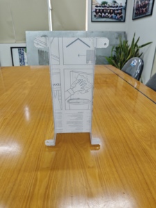 Distributeur manuel de couvre-chaussures jetables à commande au pied en plastique, personnalisable, marque OEM, pour salle blanche et usage hospitalier - Product Image 4