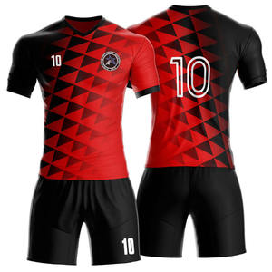 Ventes en gros de kits d'uniformes de football personnalisés, ensembles de maillots de football, shorts 100% polyester, impression par sublimation, vêtements d'équipe pour hommes, clubs, équipes - Product Image 3
