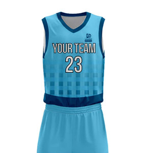 Vêtements de sport pour adultes du Pakistan, ensembles d'uniformes de basket-ball personnalisés imprimés, 100% polyester, respirant, léger, durable, service OEM - Product Image 5
