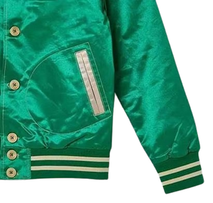 High Quality Satin Varsity <b>Jacket</b> <b>Lightweight</b> Letterman Baseball <b>Jacket</b> Supplier Wholesale Plain <b>Jacket</b> For <b>Men</b> - Product Image 5