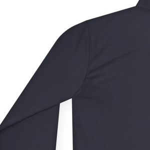 เสื้อสเวตเชิ้ตแขนยาวคอตั้งสีน้ำเงินกรมท่า ซิป ¼  น้ำหนักเบา สำหรับออกกำลังกาย  แบบ unisex สวมใส่สบาย เหมาะสำหรับการฝึกซ้อมกีฬา - Product Image 6