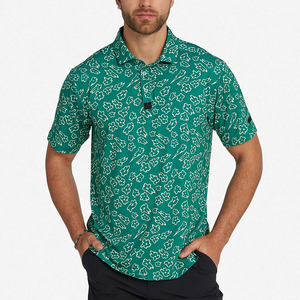 เสื้อยืดลำลองผู้ชายแบบเรียบ ระบายอากาศได้ดี แห้งเร็ว เหมาะสำหรับฤดูร้อน มีไซส์ใหญ่ เสื้อโปโลผู้ชาย - Product Image 2