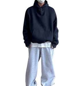 Compre nueva Sudadera con capucha de alta calidad hecha a medida 500 Gsm con logotipo personalizado con botón Fitness Men Finger Hole Pullover Hoodie 2025 - Product Image 5