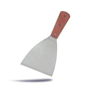 Spatule de cuisine ergonomique en acier avec poignée facile à saisir - Product Image 3