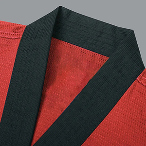 Uniforme de Taekwondo Rojo Unisex, 100% Algodón, Duradero, de una Pieza, para Artes Marciales, para Adultos, Corte Regular - Product Image 3