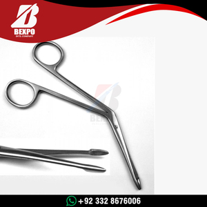 Pinzas de Alligator para Oído y Nariz, Mandíbulas Microdentadas, Manuales, de Alta Calidad, 14 cm, 16.5 cm, Instrumento Quirúrgico ORL de Acero Inoxidable - Product Image 5