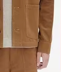 แจ็คเก็ตยีนส์คุณภาพสูงสำหรับผู้ชาย ปี 2026 ทนทาน สไตล์วินเทจ ระบายอากาศได้ดี กันลม หนา เหมาะสำหรับฤดูหนาว แต่งปกปักลาย  บุด้วยผ้าฝ้าย - Product Image 5