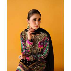 Top y parte inferior de fiesta para mujer de diseñador con Conjunto elegante Dupatta - Product Image 6