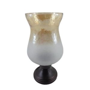 Bougeoir en argent moderne fait à la main en verre et fer de luxe pour la décoration intérieure et Noël Décoration de maison de Noël exclusive - Product Image 2