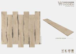 Tablón de porcelana mate de superficie suave de 8x48, desarrollado para proporcionar una alineación natural, una textura suave y un piso interior estable. - Product Image 4