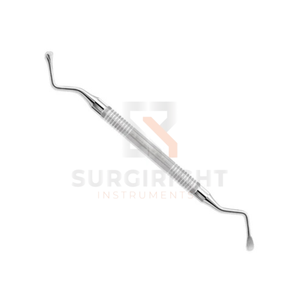 เครื่องมือผ่าตัดขูดกระดูกแบบหยัก Lucas Surgical Bone Curette ทำจากเหล็กกล้าไร้สนิม สำหรับการขูดและกำจัดเศษกระดูกอย่างแม่นยำ โดย SurgiRight - Product Image 5