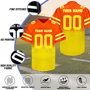 Maillot de football américain streetwear rétro coupe ample en mesh imprimé par sublimation, style décontracté pour équipe, coupe oversize - Product Image 5