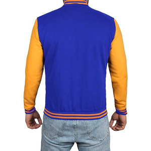 Chaqueta Universitaria de Béisbol al por Mayor 100% Algodón Transpirable para Hombre, Suave y Cómoda, con Diseño y Logotipo Personalizados - Product Image 5