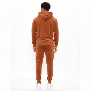 Ensemble de survêtement décontracté pour homme en velours imprimé 100 % coton, 2 pièces, à capuche et manches longues, idéal pour l'hiver (OEM) - Product Image 6