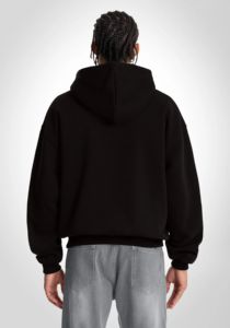 2025 Custom Manufacturer Men's Heavyweight Thick Distressed Hoodie Acid Wash <b>Sweatshirt</b> Zip <b>Embroidery</b> Digital for Winter - Product Image 2