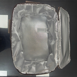 MA66 Panier isotherme de pique-nique personnalisé avec logo, sac à déjeuner isolé en PU Oxford avec poignée en aluminium pour canettes de vin OEM ODM - Product Image 3