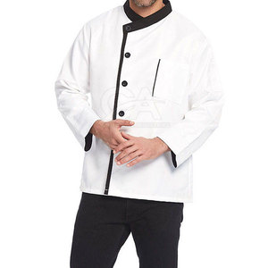 Ensemble d'uniformes de cuisine pour hommes, personnel de restauration, hôtel, traiteur - Vêtements de travail professionnels, veste, pantalon, tablier - Product Image 4