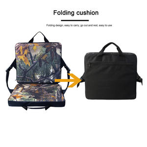 Cojín de Asiento Plegable para Exteriores, Transpirable, Impermeable, Ecológico, con Camuflaje, para Estadio, Caza y Camping - Product Image 2