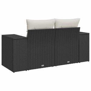 โซฟาสวนหวายเทียมสีดำและครีม โครงเหล็กเคลือบสีฝุ่น - Product Image 6