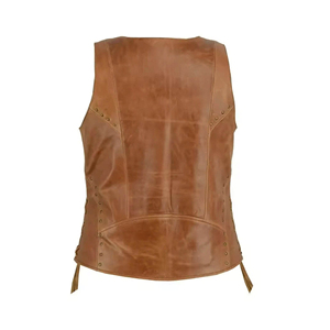 Chaleco de Cuero Ligero, Transpirable, de Color Sólido, para Uso en Exteriores, con Impresión Personalizada, Resistente al Viento, sin Mangas, Moderno, para Mujer - Product Image 2