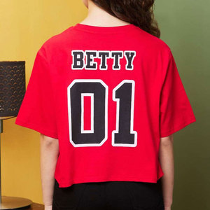 Camisetas de Manga Corta para Mujer al por Mayor, Mezcla de Algodón y Poliéster, Estilo Casual, Corte Holgado, Ropa Casual de Calle para Verano - Product Image 5