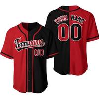 Maillot de baseball unisexe personnalisé en polyester anti-humidité à manches courtes, uniforme d'équipe pour jeunes, vêtements de sport d'été OEM