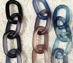 Cadenas de Resina Decorativas para el Hogar, Personalizadas, con Alta Transparencia, Varios Colores Opcionales - Product Image 1