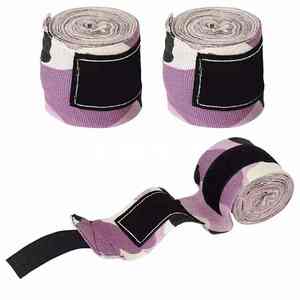 Vendas de algodón acolchadas para boxeo, MMA, artes marciales, kickboxing, vendas de velocidad, vendas internas fáciles de colocar - Product Image 4