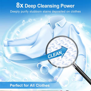 Detergente para ropa en polvo de disolución rápida altamente concentrado ecológico al mejor precio, potencia de Limpieza Profunda, fragancia de larga duración - Product Image 6