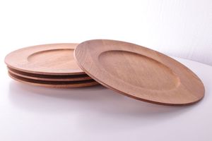 Plato de Madera Premium Multiusos, Bandeja para Servir Comida Hecha a Mano para una Presentación Elegante de la Mesa - Product Image 4