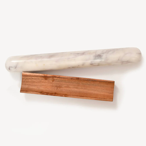 Marble Pastry Dough <b>Rolling</b> <b>Pin</b> and Wood <b>Pin</b> Holder Best Heavy Personalized Wood and Marble Dough Roller <b>Pin</b> - Product Image 5