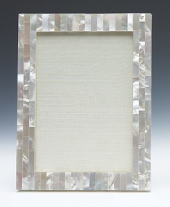 Marco de Fotos Moderno Hecho a Mano con Nácar, Ecológico, DIY, con Patrón de Azulejos, Artesanía Natural, para Fotos de Familia, Boda, Pareja, Nuevo - Product Image 2