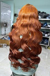 Cheveux Vietnamiens Bouclés Vierge Cheveux Humains Full Lace Front Perruque Vague Profonde Pour Les Femmes - Product Image 5