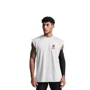 Débardeur d'été pour homme Solid International Hip Hop, respirant, séchage rapide, écologique, double couture - Product Image 4