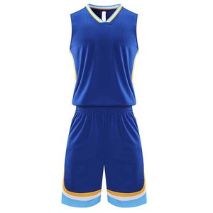 Wholesale OEM Custom Breathable Quick Dry Plus Size Summer Basketball Uniform and <b>Shorts</b> Sublimation Blank Uniform Set - Product Image 2