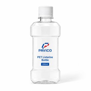 Wholesale <b>200ml</b> PET Mouthwash Packaging <b>Bottle</b> Clear or White Empty Oral Care Container OEM Vietnam Manufacturer - Product Image 1